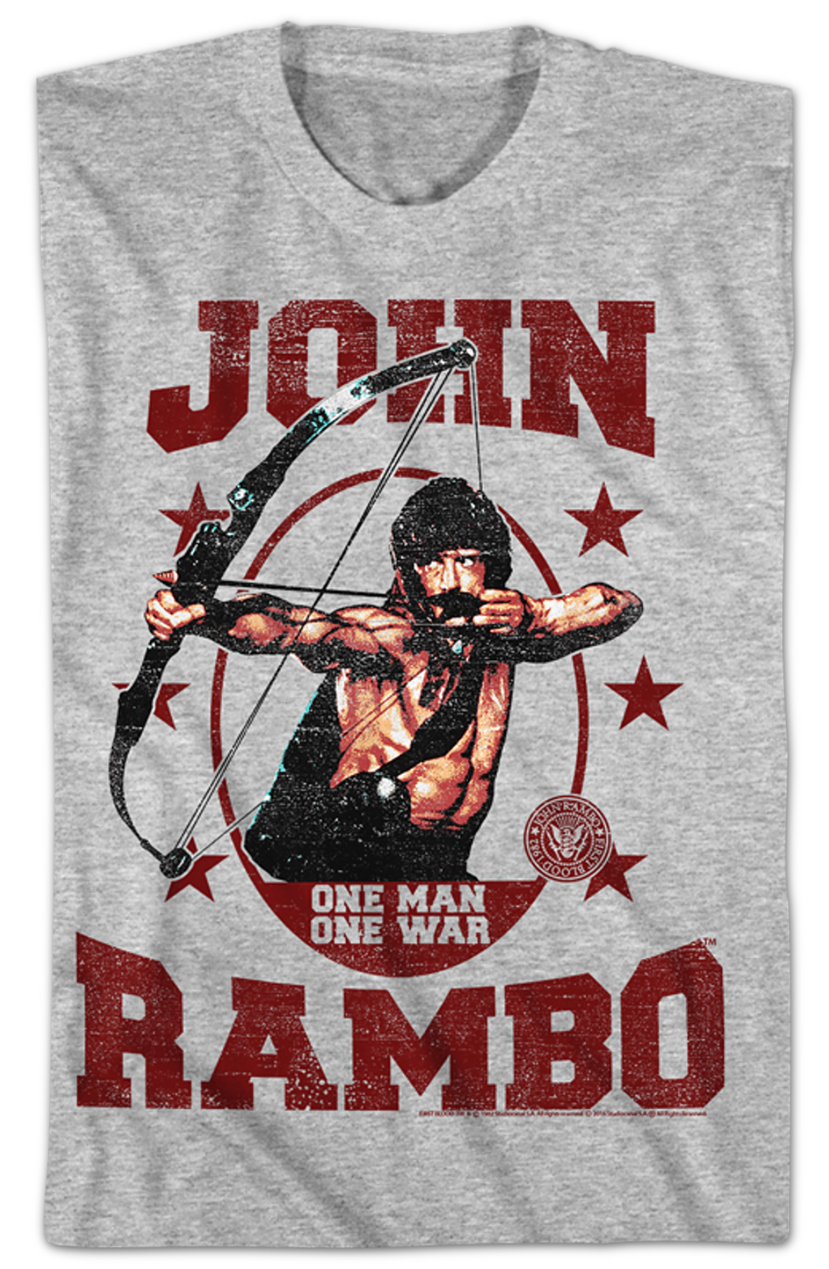 One Man One War Rambo T-Shirt Hoodie, Sweatshirt | CiraTrend.com (Image 2)