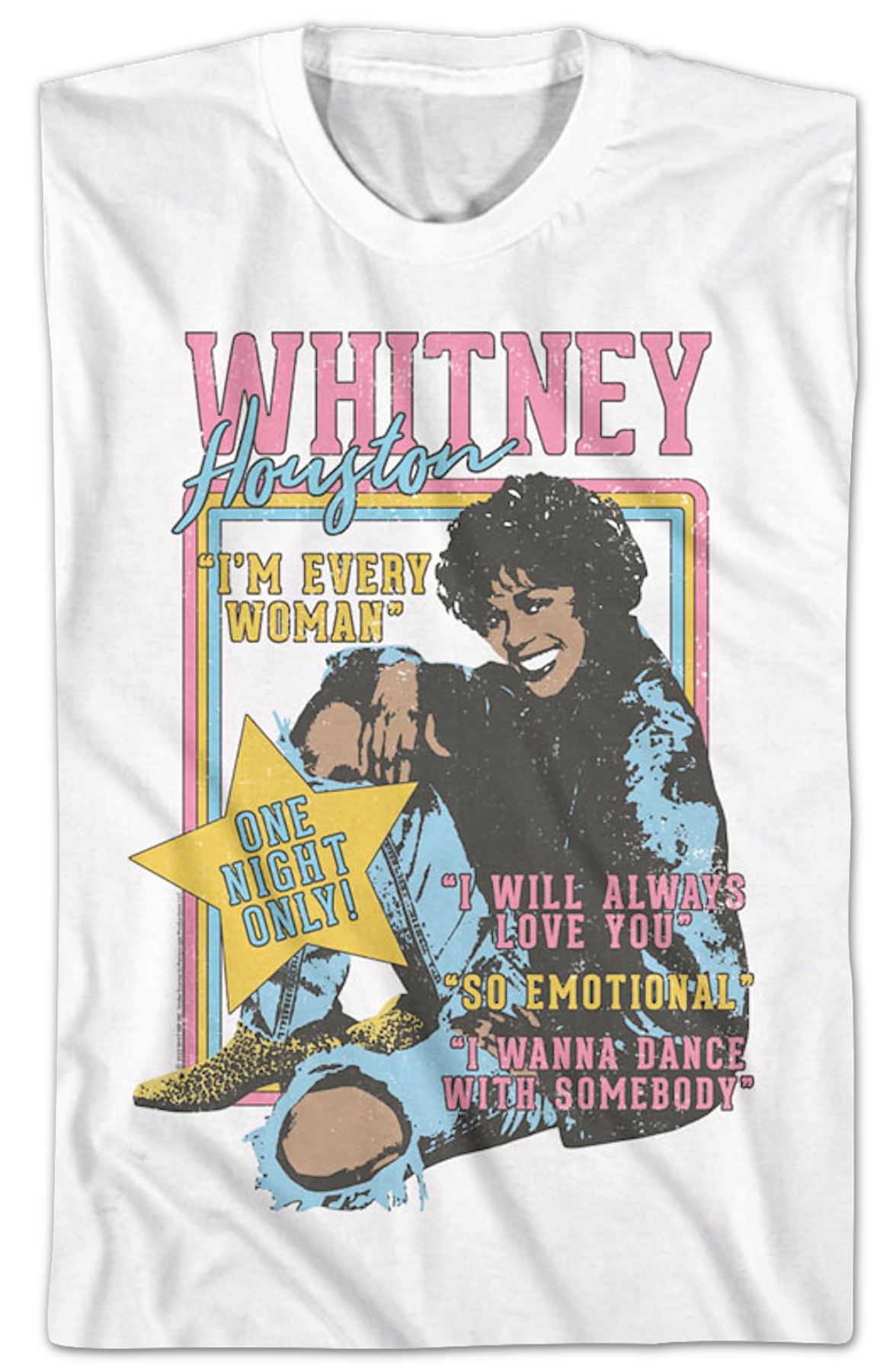 One Night Only Whitney Houston T-Shirt Hoodie, Sweatshirt | CiraTrend.com (Image 2)