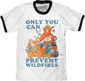 Only You Can Prevent Wildfires Smokey Bear Ringer Shirt Hoodie, Sweatshirt | CiraTrend.com (Image 1)