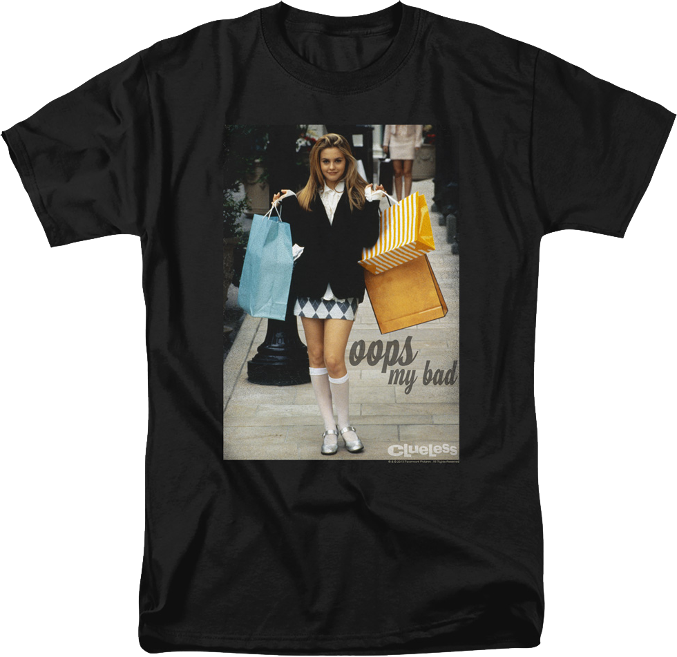 Oops My Bad Clueless T-Shirt Hoodie, Sweatshirt | CiraTrend.com (Image 1)