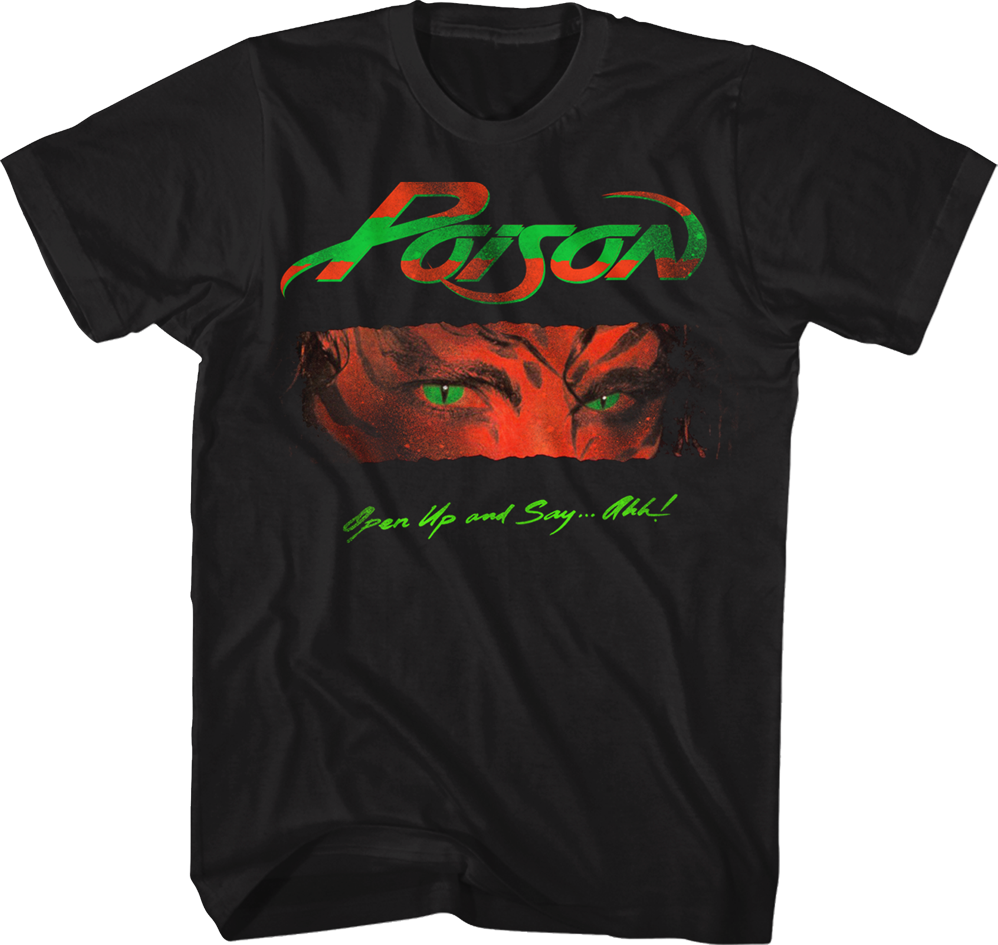 Open Up and Say Ahh Poison T-Shirt Hoodie, Sweatshirt | CiraTrend.com (Image 1)