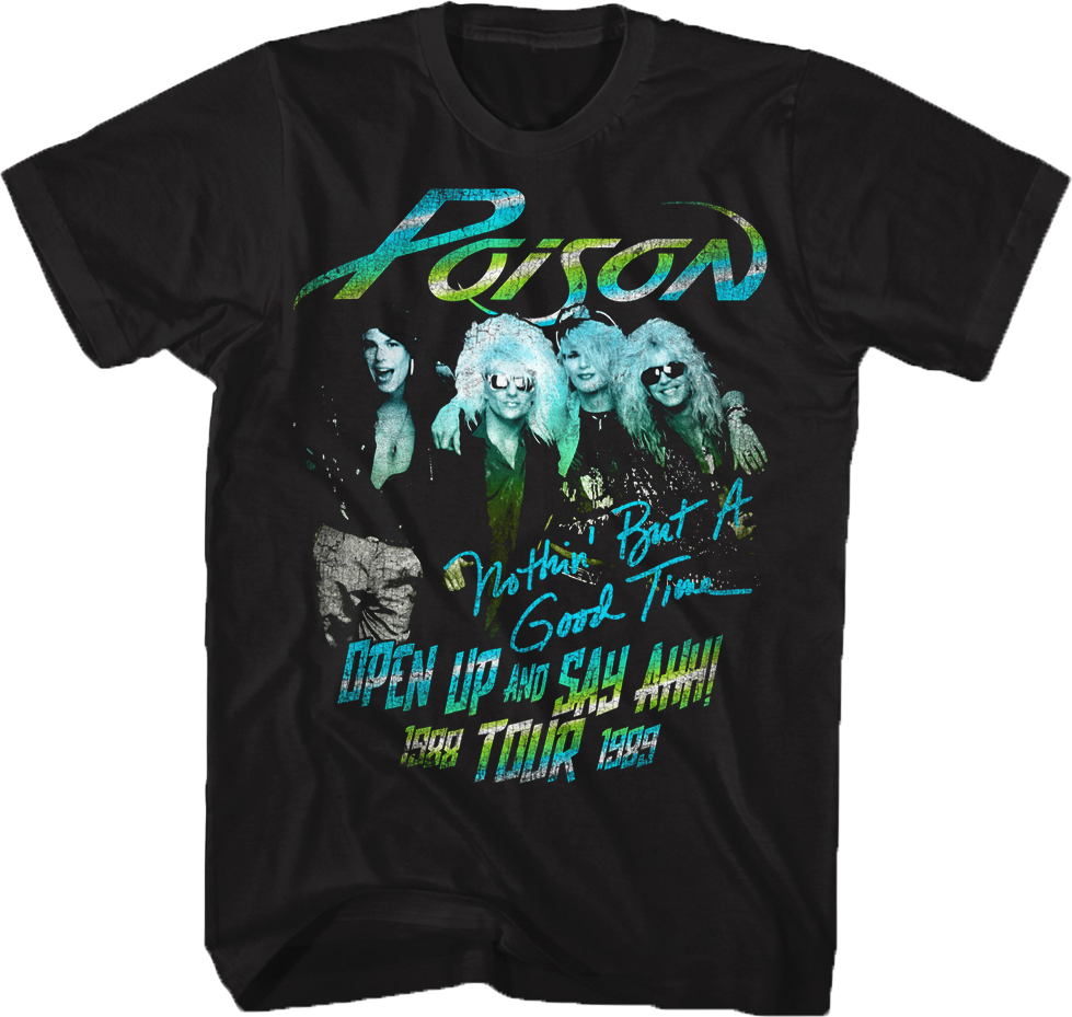 Open Up And Say Ahh Tour Poison T-Shirt Hoodie, Sweatshirt | CiraTrend.com (Image 1)