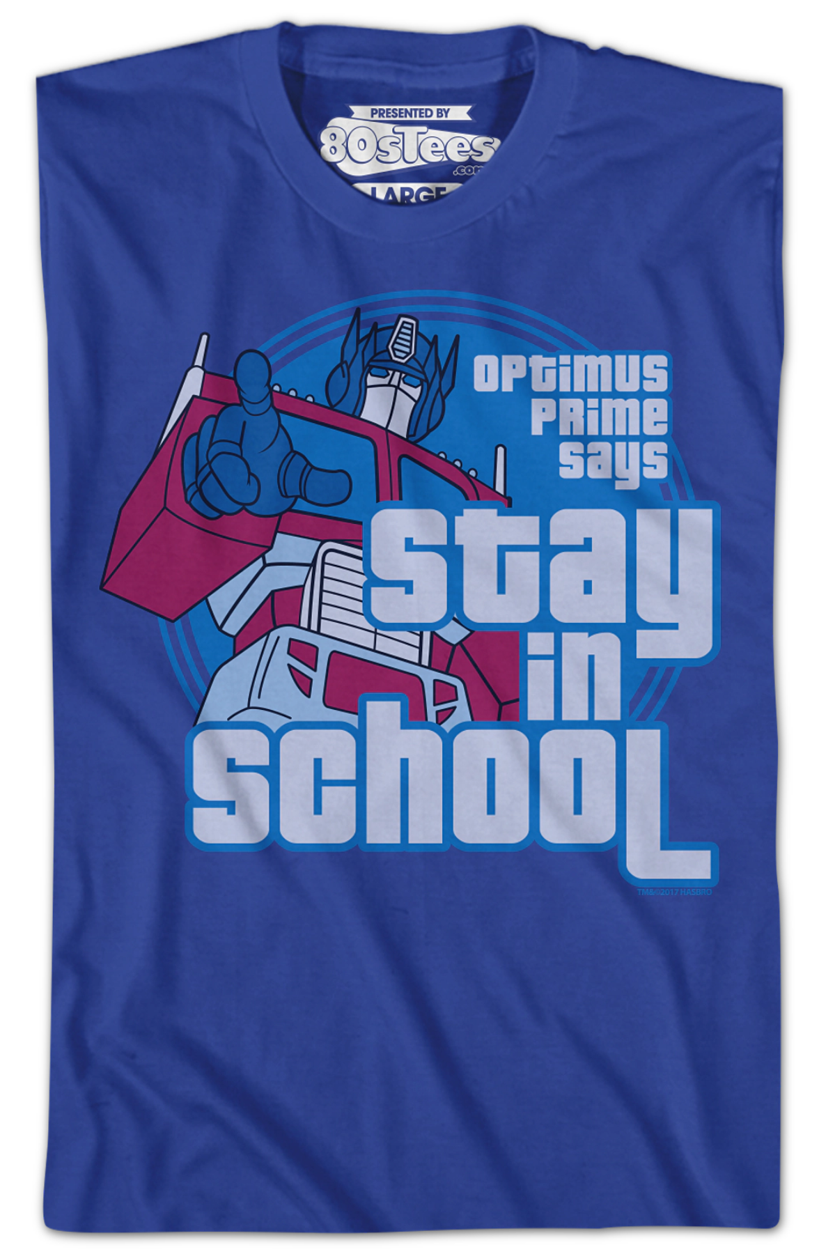 Optimus Prime Stay In School T-Shirt Hoodie, Sweatshirt | CiraTrend.com (Image 2)