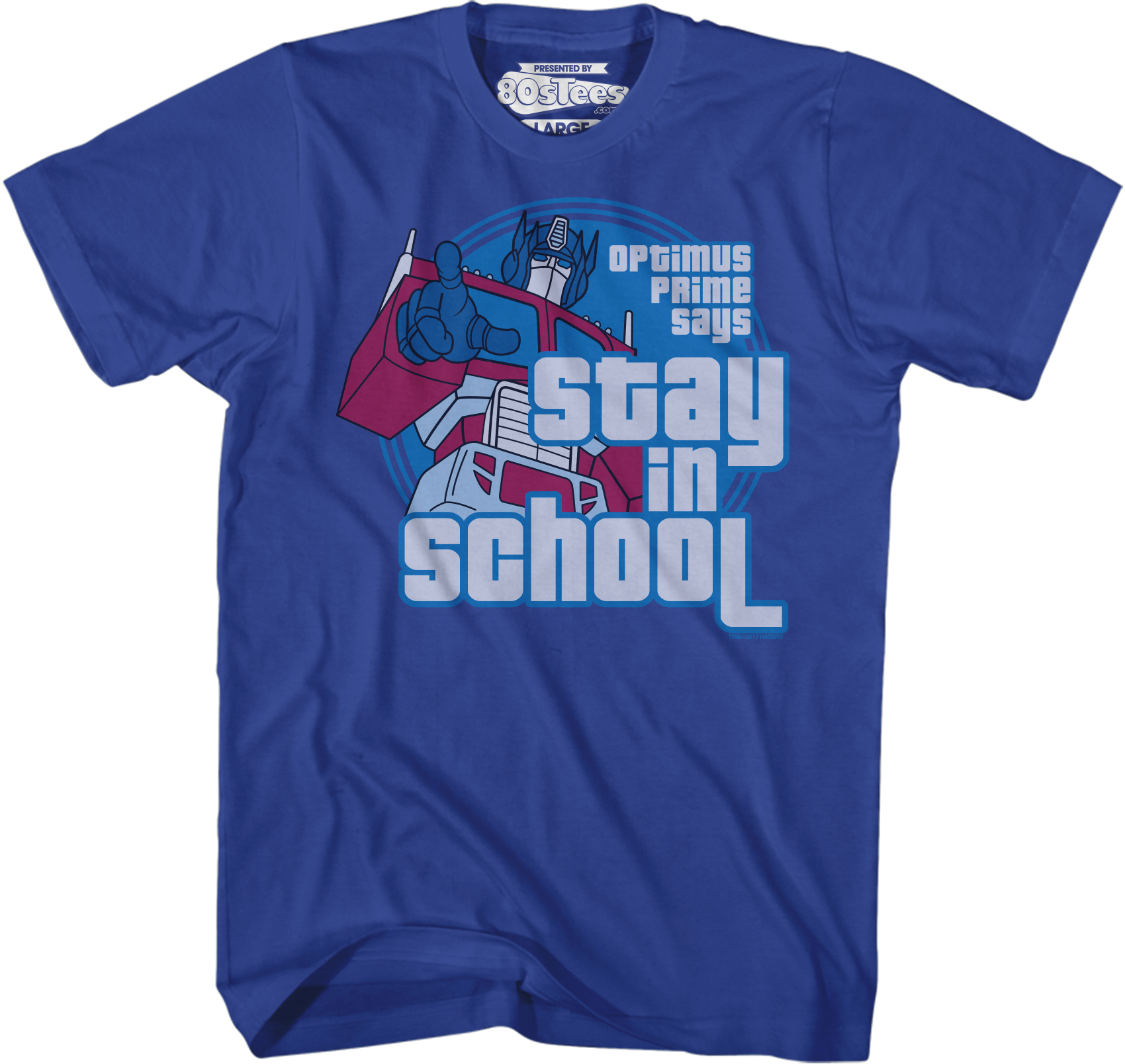 Optimus Prime Stay In School T-Shirt Hoodie, Sweatshirt | CiraTrend.com (Image 1)