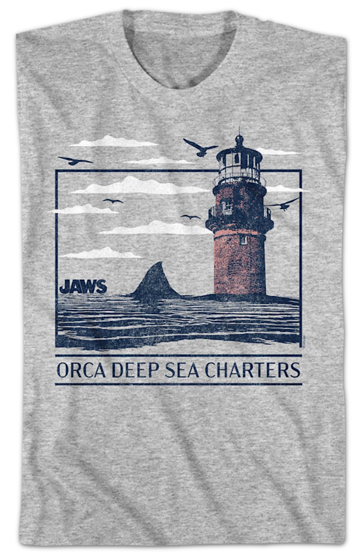Orca Deep Sea Charters Jaws T-Shirt Hoodie, Sweatshirt | CiraTrend.com (Image 2)