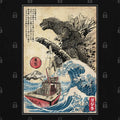 Orca in Japan Woodblock T-Shirt Hoodie, Sweatshirt | CiraTrend.com (Image 1)