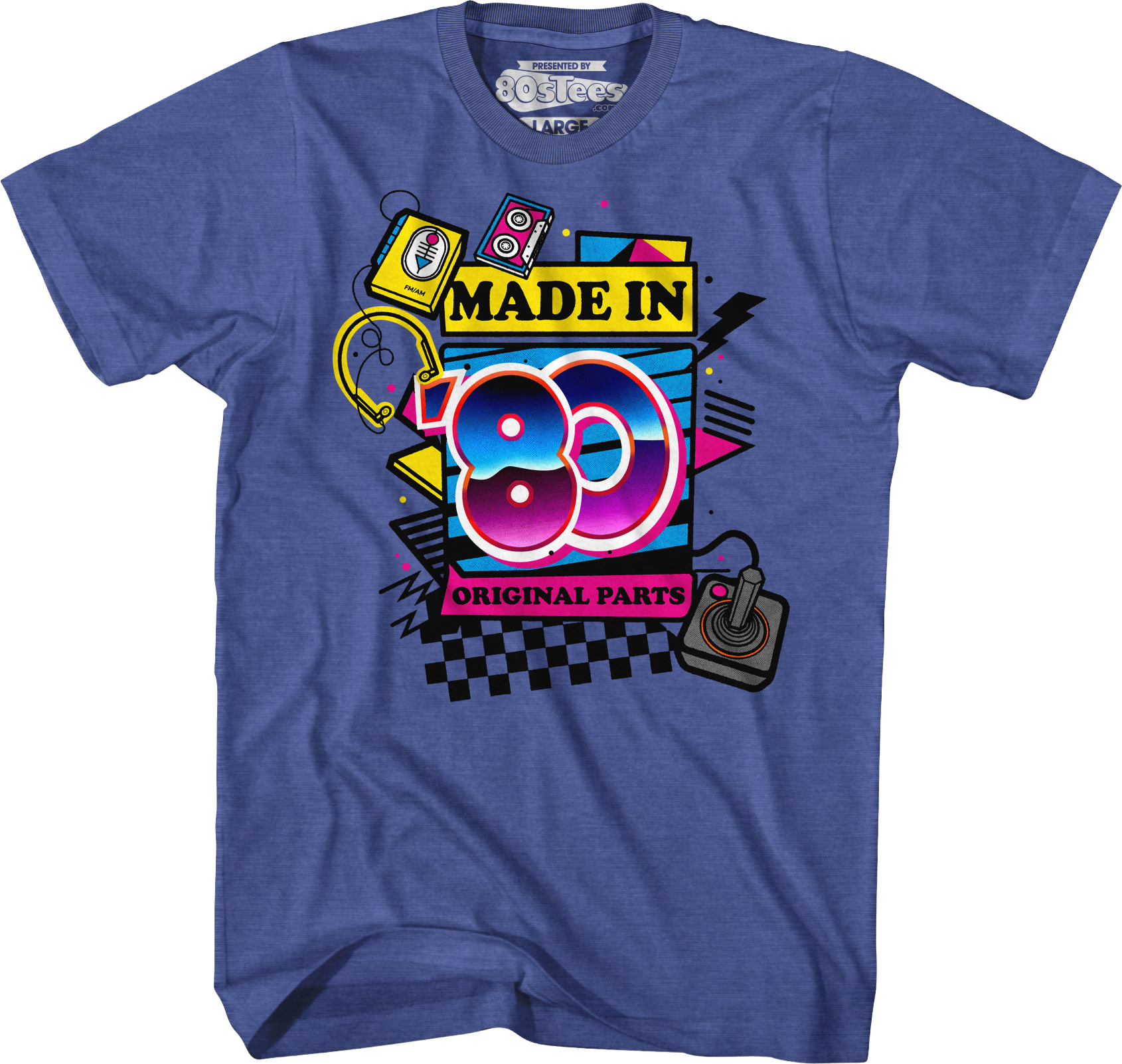 Original Parts Made In '80 T-Shirt Hoodie, Sweatshirt | CiraTrend.com (Image 1)