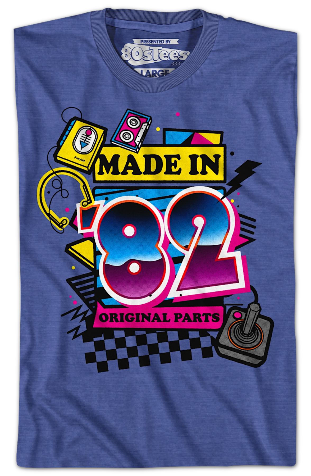 Original Parts Made In '82 T-Shirt Hoodie, Sweatshirt | CiraTrend.com (Image 2)