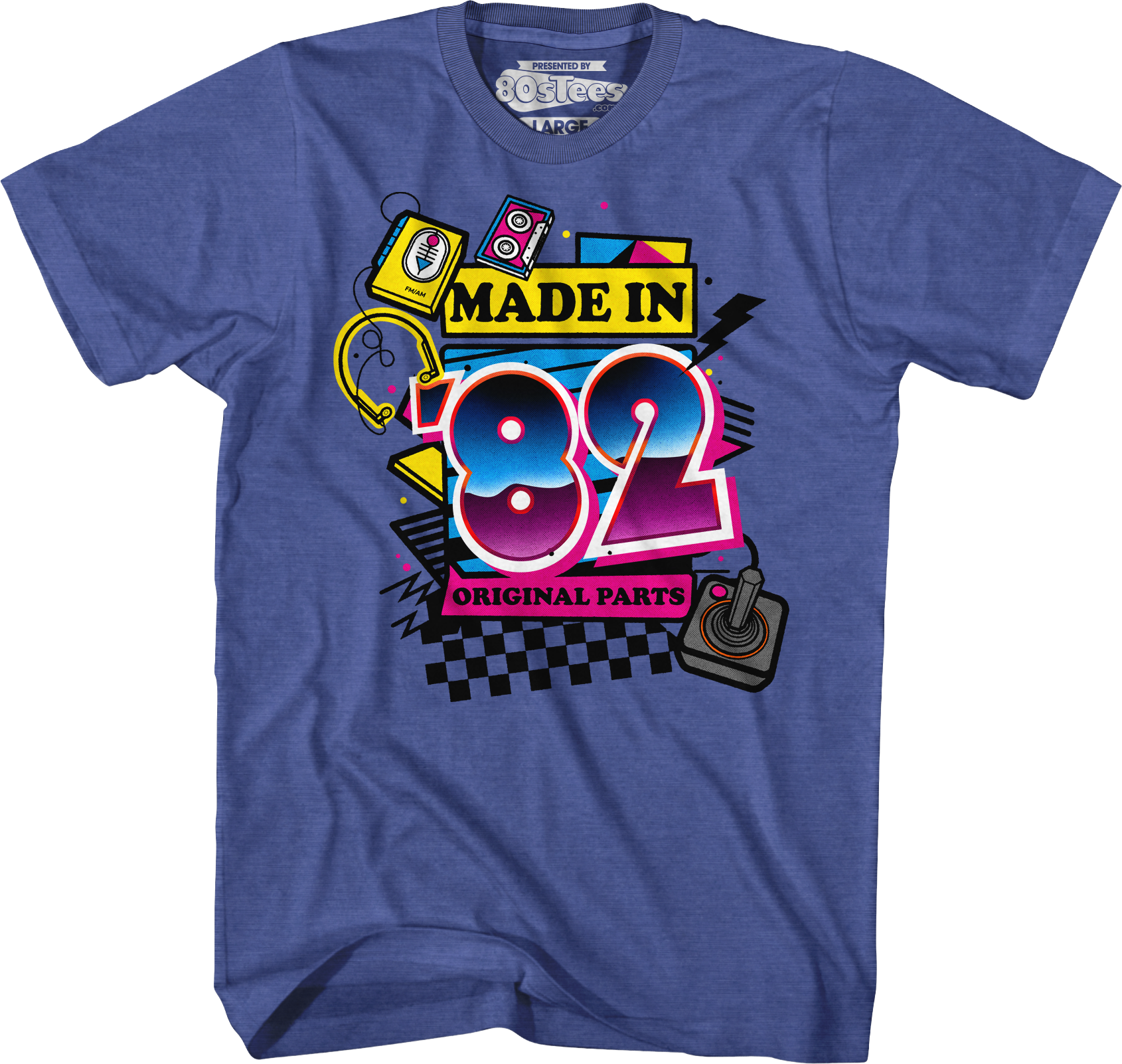 Original Parts Made In '82 T-Shirt Hoodie, Sweatshirt | CiraTrend.com (Image 1)