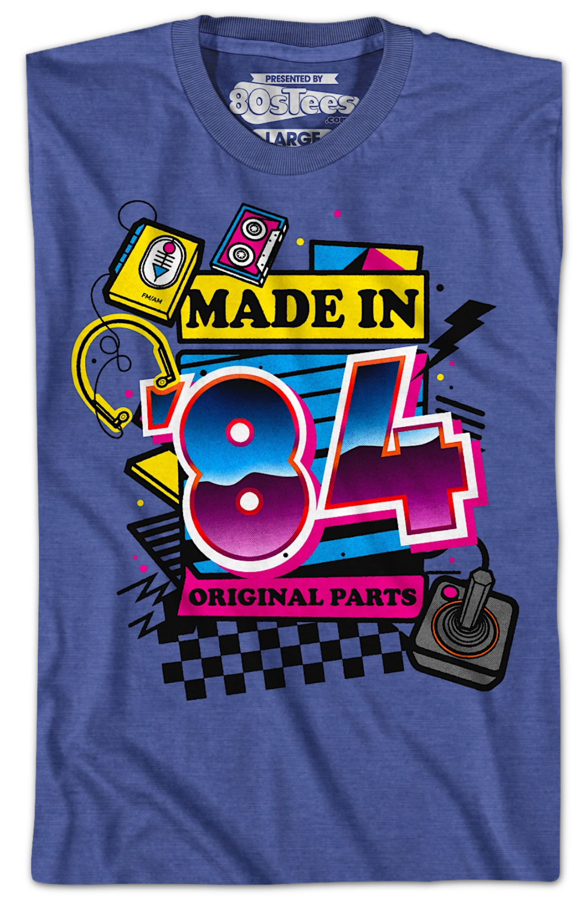 Original Parts Made In '84 T-Shirt Hoodie, Sweatshirt | CiraTrend.com (Image 2)