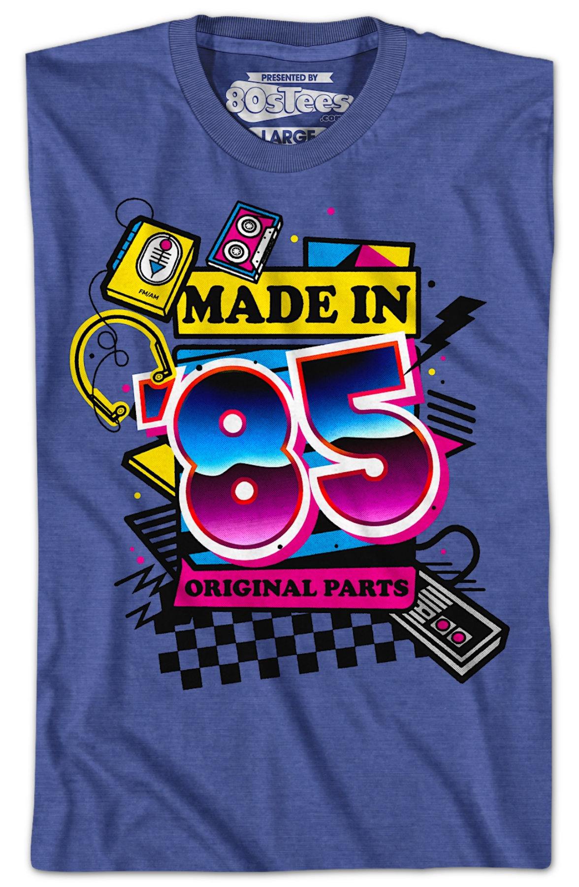 Original Parts Made In '85 T-Shirt Hoodie, Sweatshirt | CiraTrend.com (Image 2)