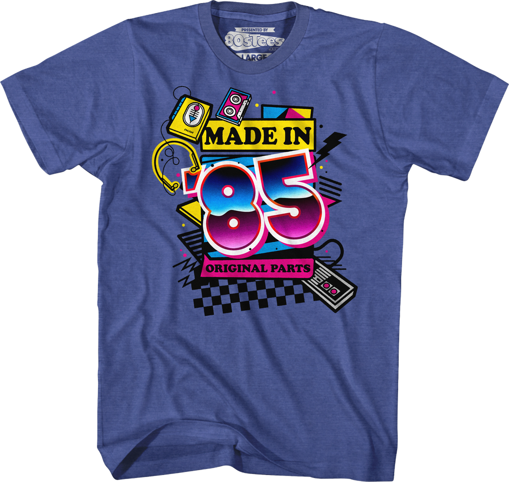 Original Parts Made In '85 T-Shirt Hoodie, Sweatshirt | CiraTrend.com (Image 1)