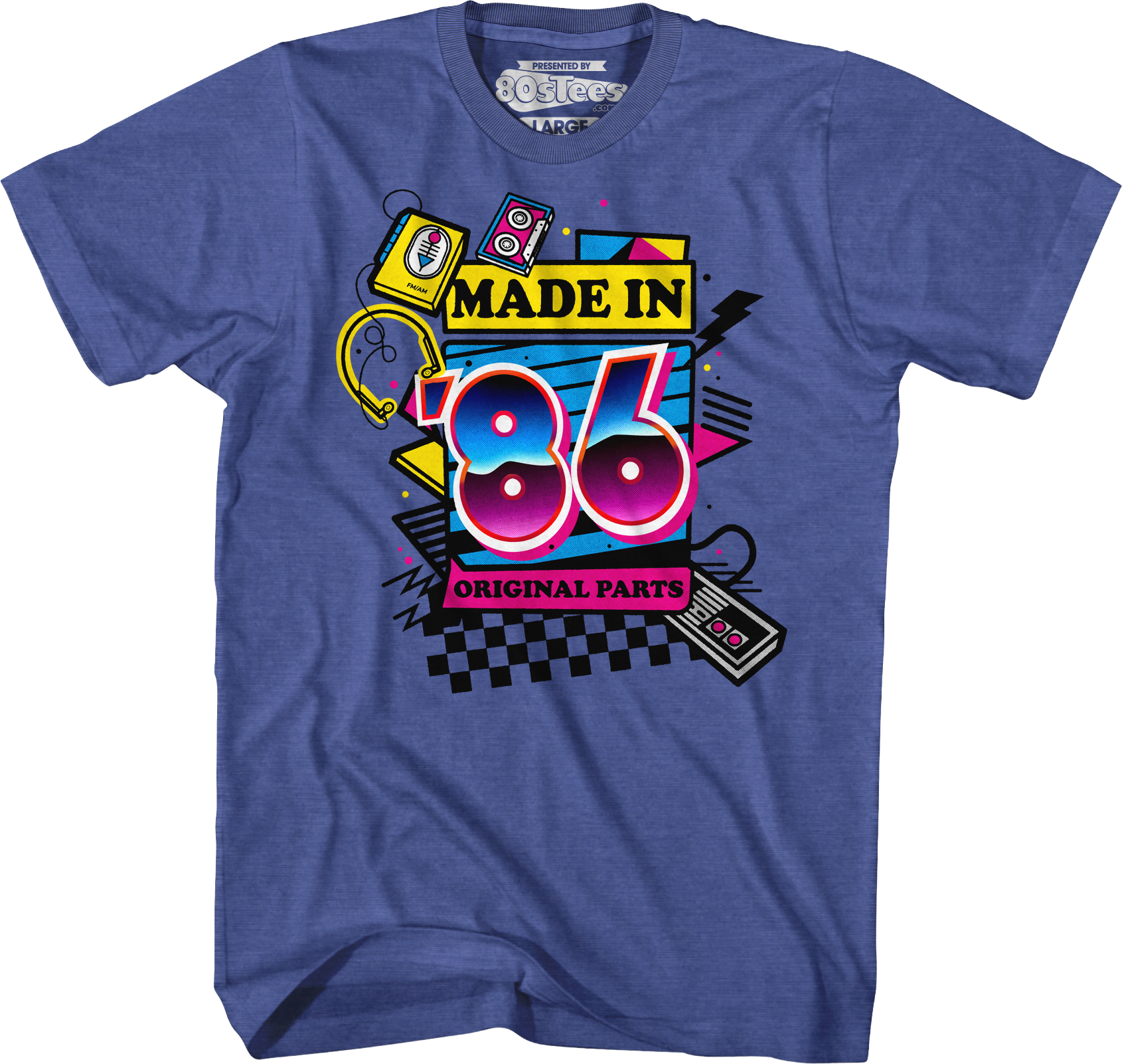 Original Parts Made In '86 T-Shirt Hoodie, Sweatshirt | CiraTrend.com (Image 1)