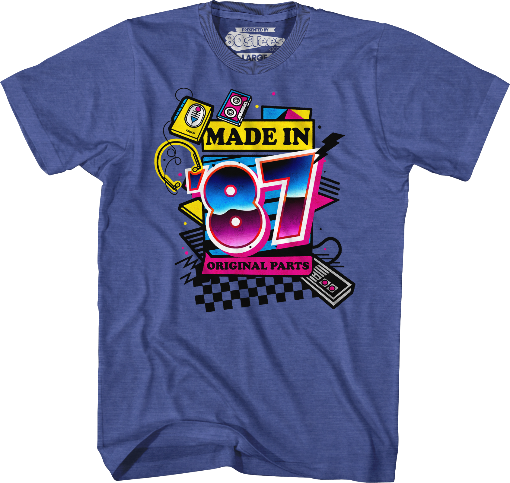 Original Parts Made In '87 T-Shirt Hoodie, Sweatshirt | CiraTrend.com (Image 1)