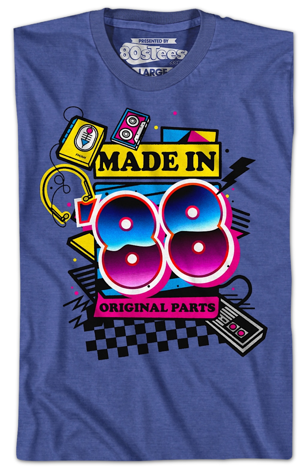 Original Parts Made In '88 T-Shirt Hoodie, Sweatshirt | CiraTrend.com (Image 2)