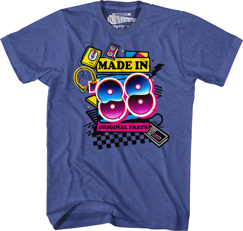 Original Parts Made In '88 T-Shirt Hoodie, Sweatshirt | CiraTrend.com (Image 1)