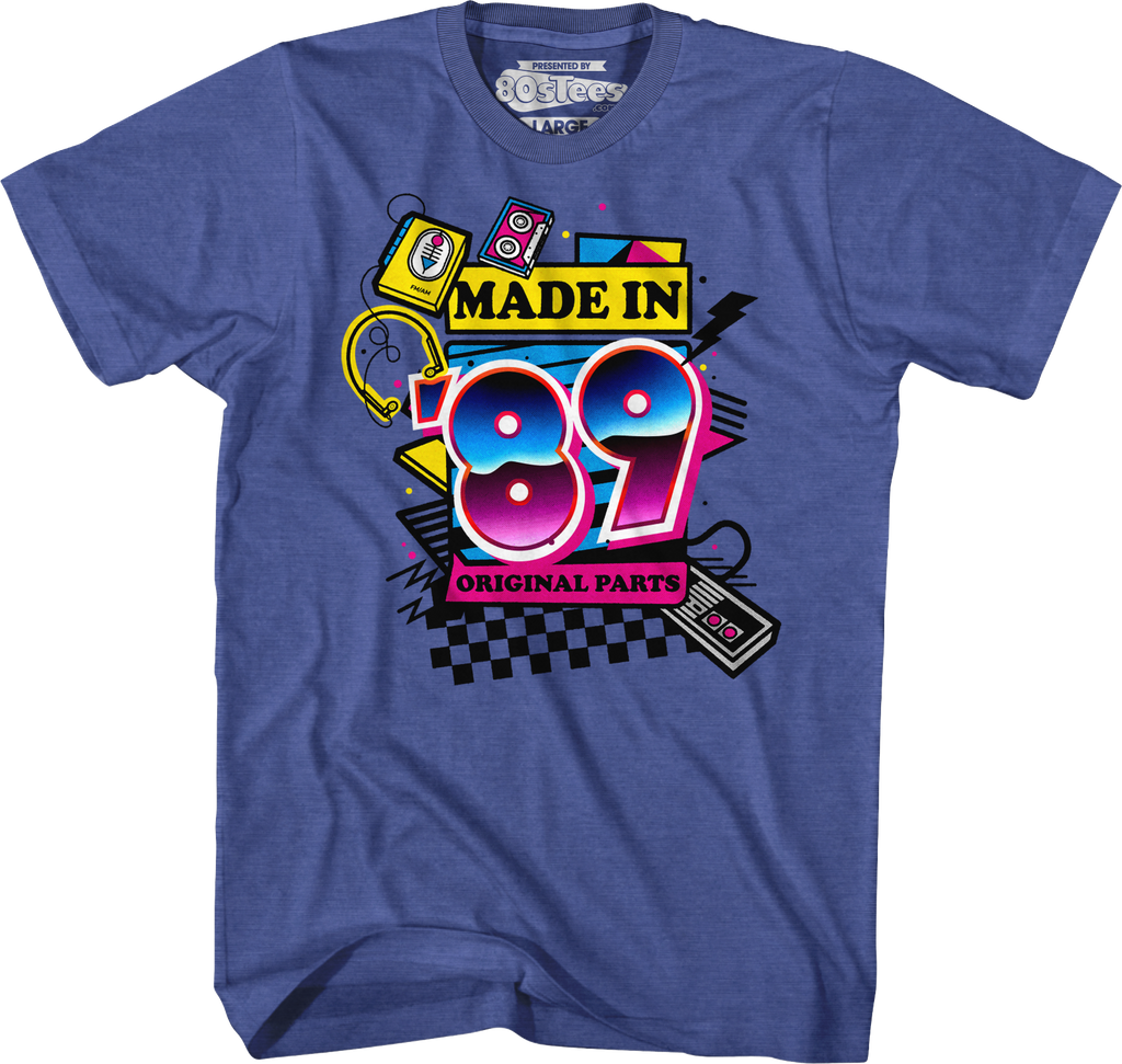 Original Parts Made In '89 T-Shirt Hoodie, Sweatshirt | CiraTrend.com (Image 1)