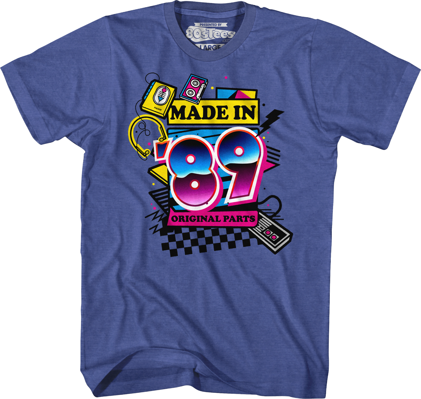 Original Parts Made In '89 T-Shirt Hoodie, Sweatshirt | CiraTrend.com (Image 1)