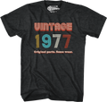 Original Parts Some Wear Vintage 1977 T-Shirt Hoodie, Sweatshirt | CiraTrend.com (Image 1)