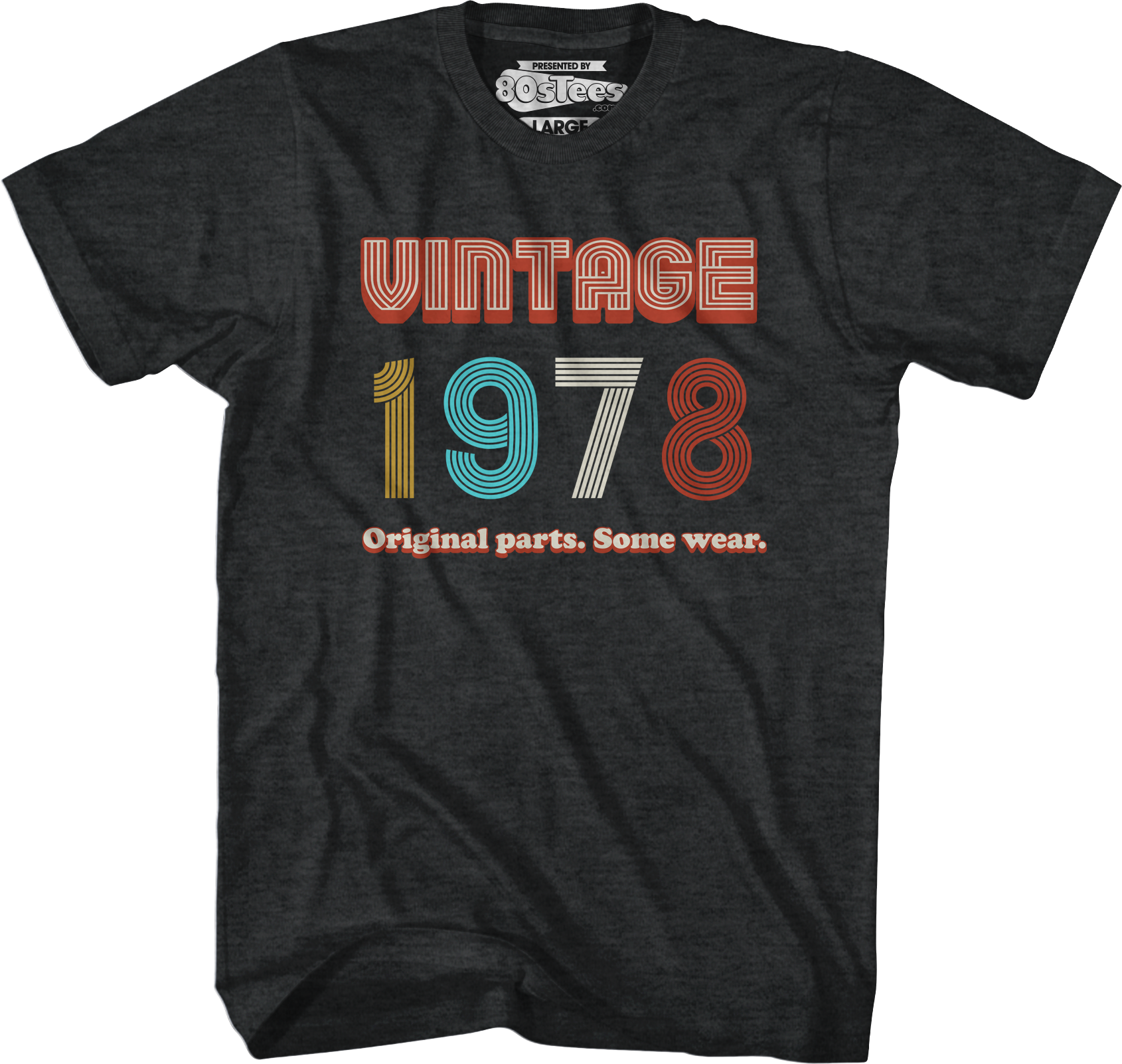 Original Parts Some Wear Vintage 1978 T-Shirt Hoodie, Sweatshirt | CiraTrend.com (Image 1)
