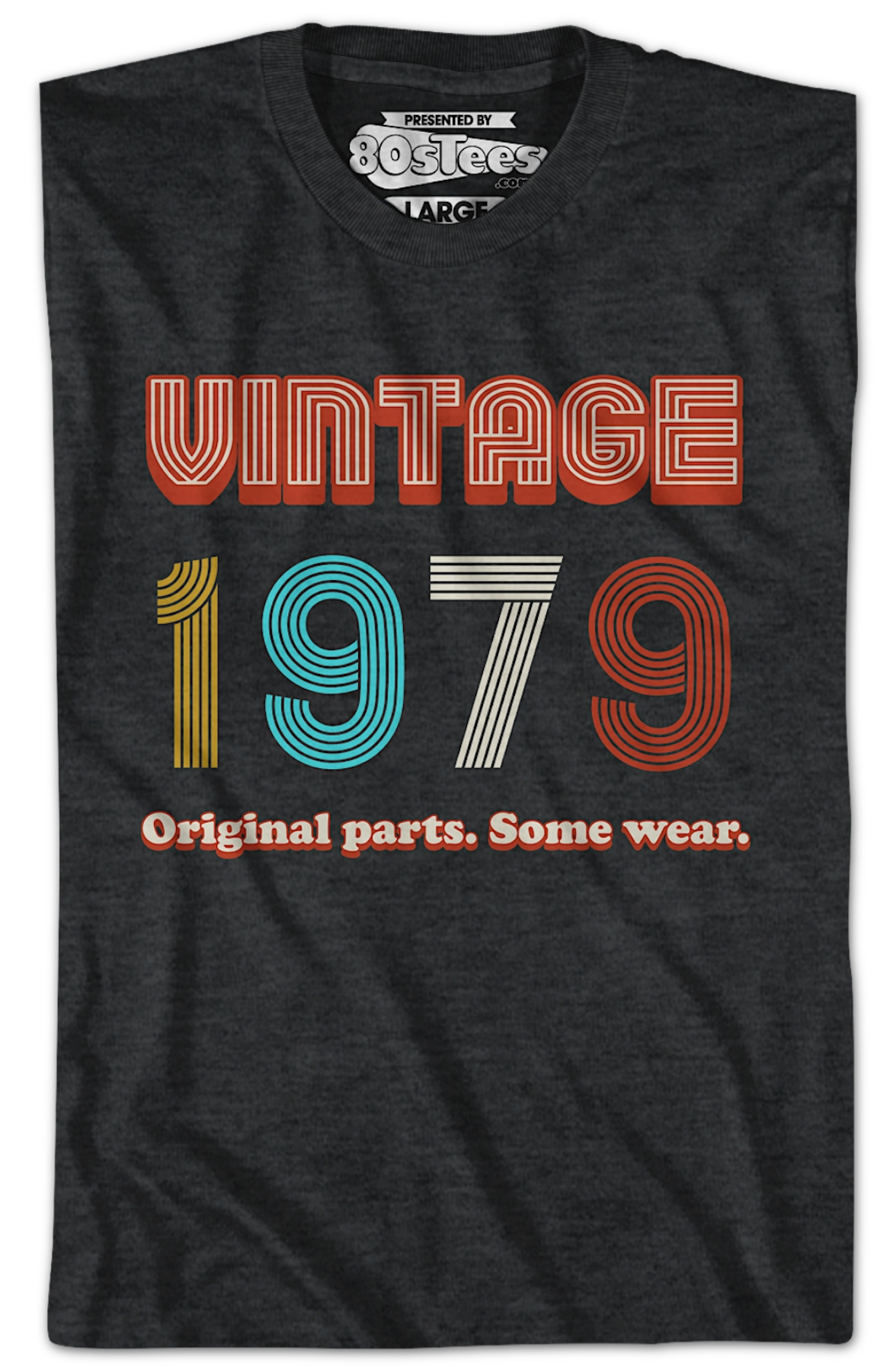 Original Parts Some Wear Vintage 1979 T-Shirt Hoodie, Sweatshirt | CiraTrend.com (Image 2)
