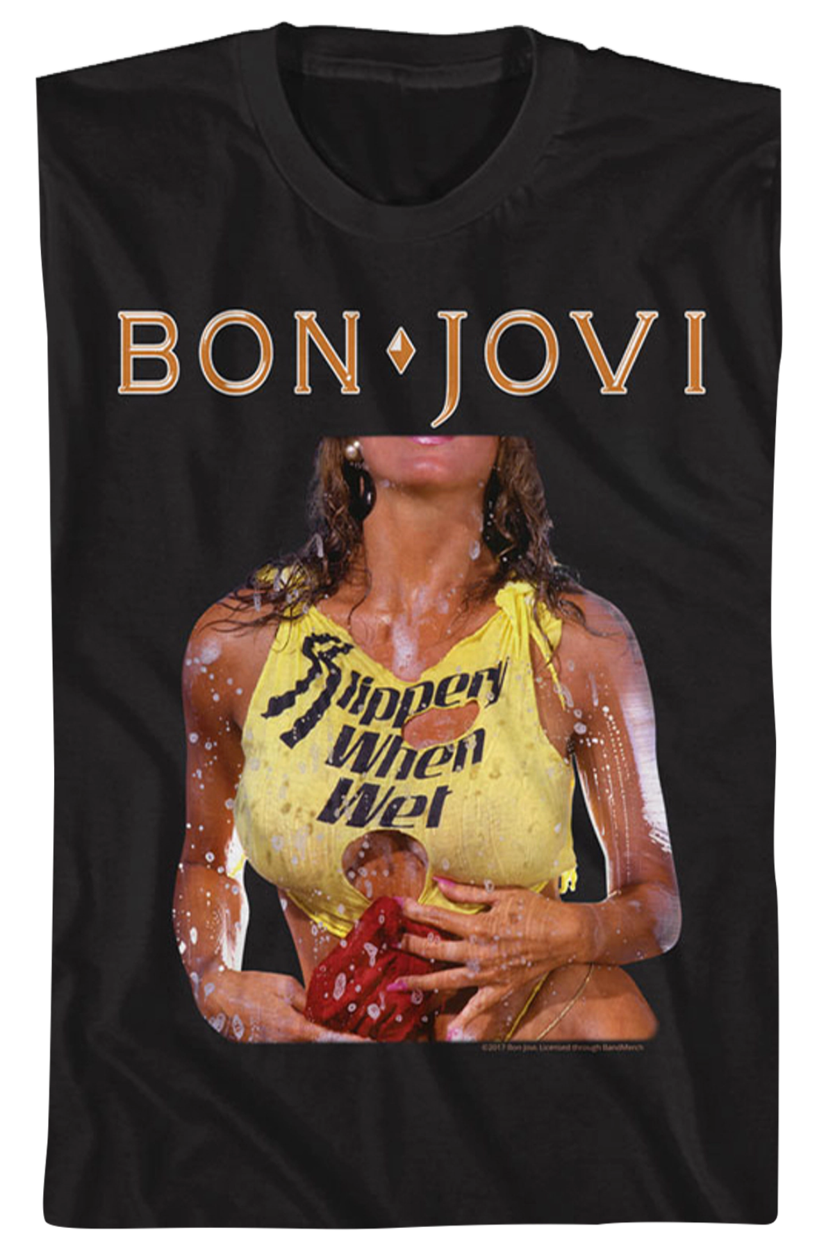 Original Slippery When Wet Cover Bon Jovi T-Shirt Hoodie, Sweatshirt | CiraTrend.com (Image 2)