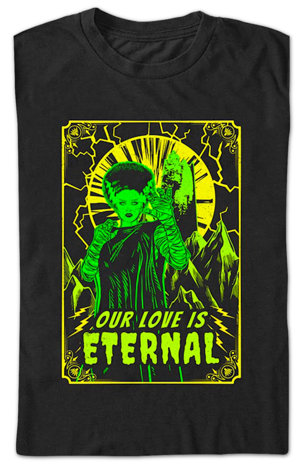 Our Love Is Eternal Bride Of Frankenstein T-Shirt Hoodie, Sweatshirt | CiraTrend.com (Image 2)