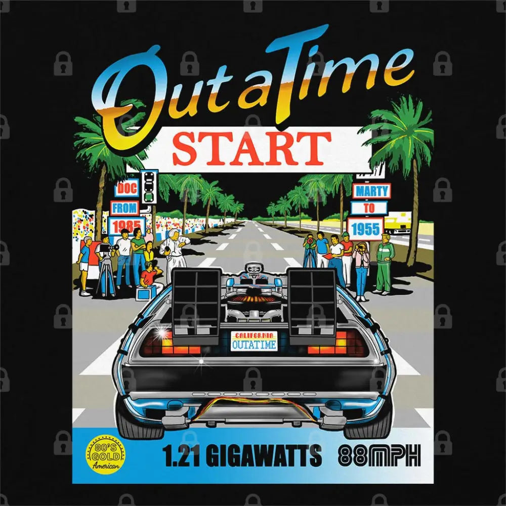 Out Run and Time T-Shirt Hoodie, Sweatshirt | CiraTrend.com (Image 1)
