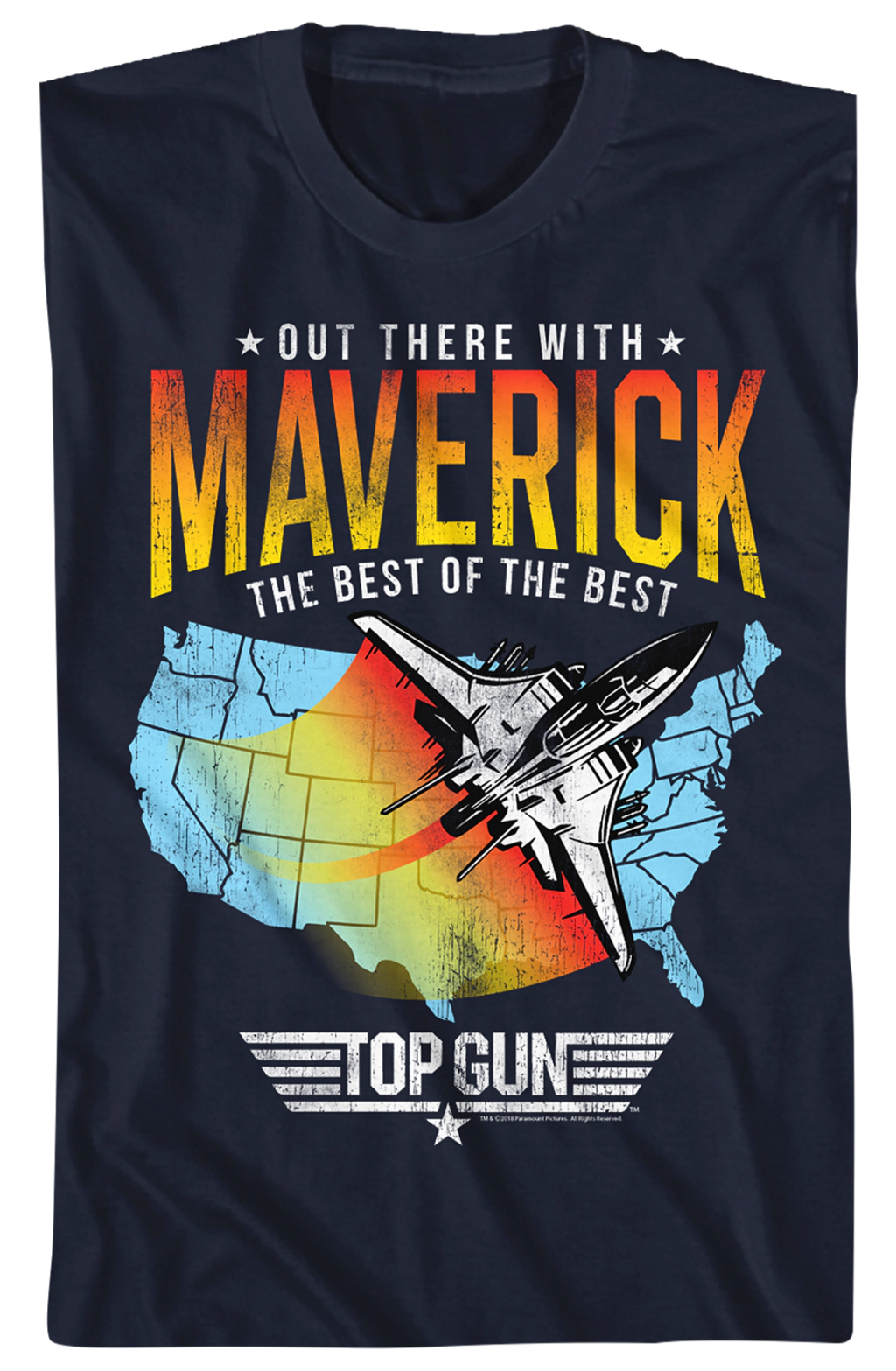 Out There With Maverick Top Gun T-Shirt Hoodie, Sweatshirt | CiraTrend.com (Image 2)