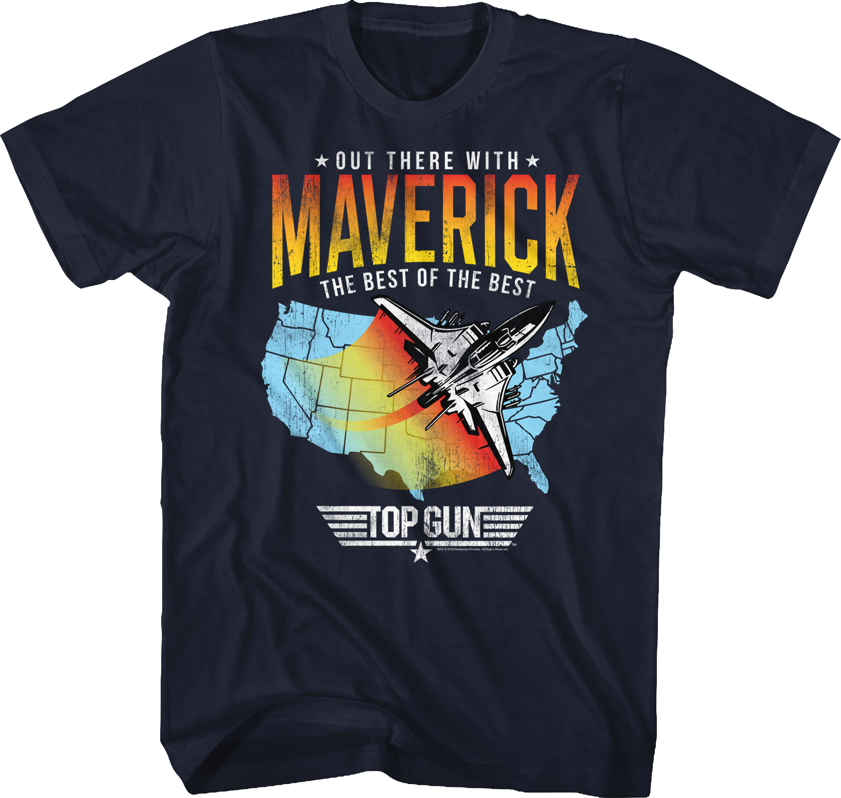 Out There With Maverick Top Gun T-Shirt Hoodie, Sweatshirt | CiraTrend.com (Image 1)