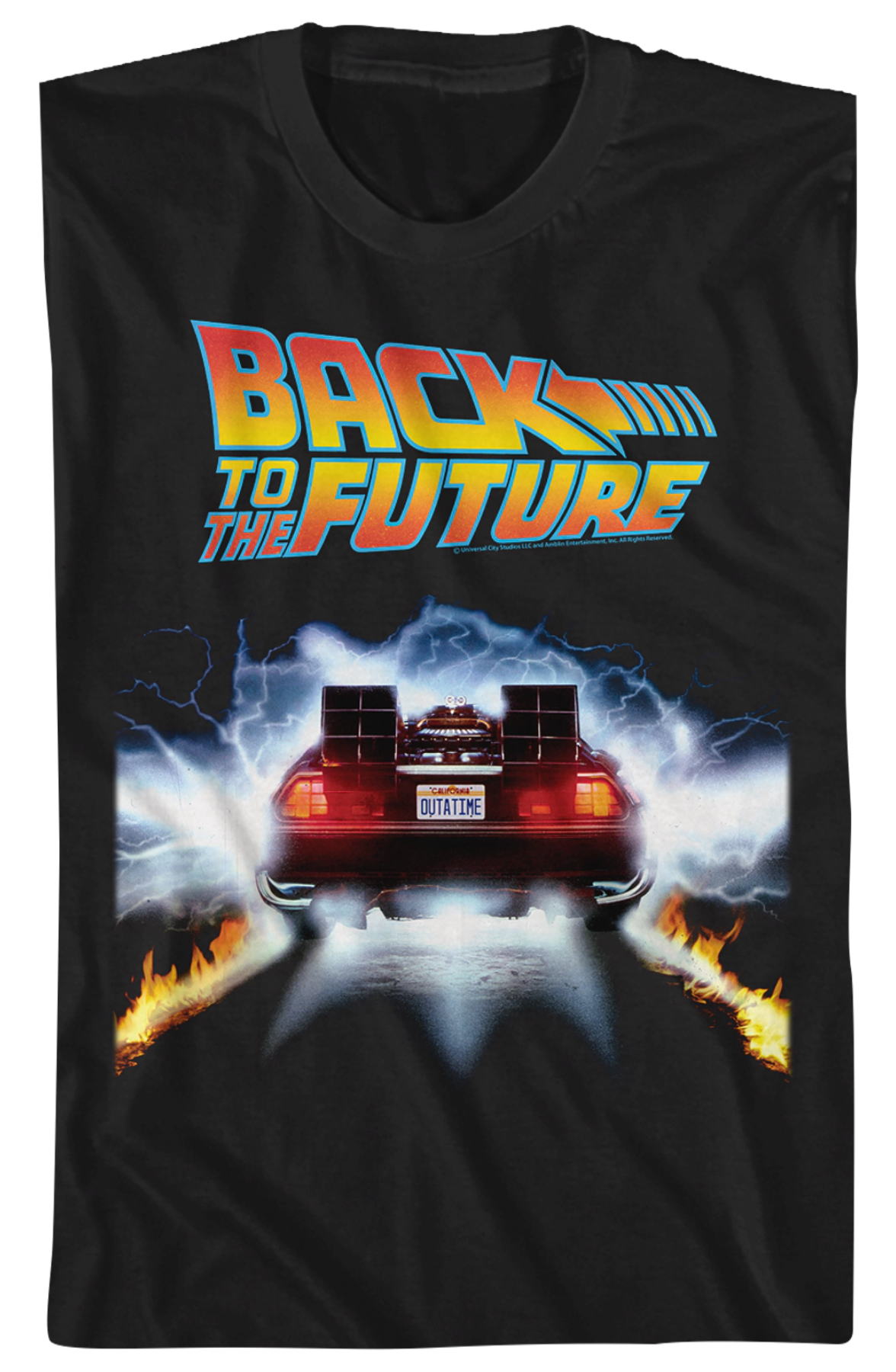 OUTATIME DeLorean Back To The Future T-Shirt Hoodie, Sweatshirt | CiraTrend.com (Image 2)