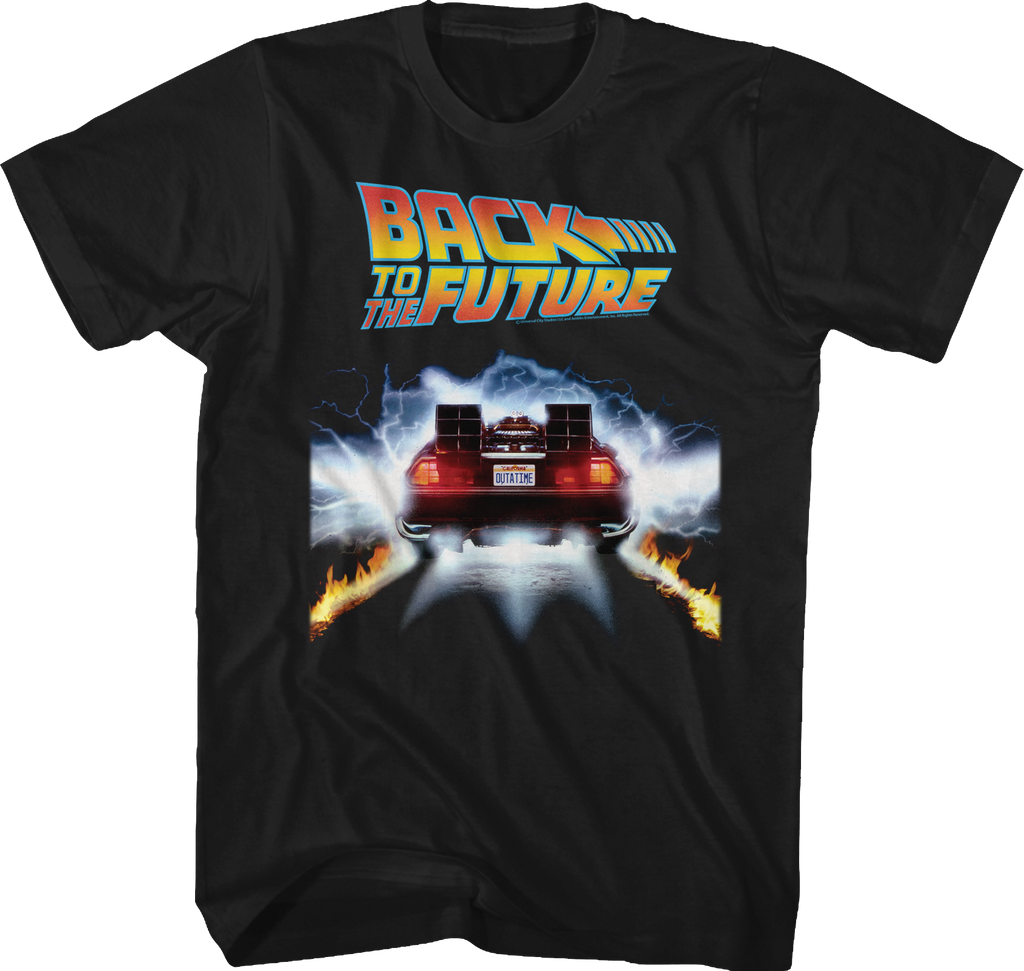 OUTATIME DeLorean Back To The Future T-Shirt Hoodie, Sweatshirt | CiraTrend.com (Image 1)