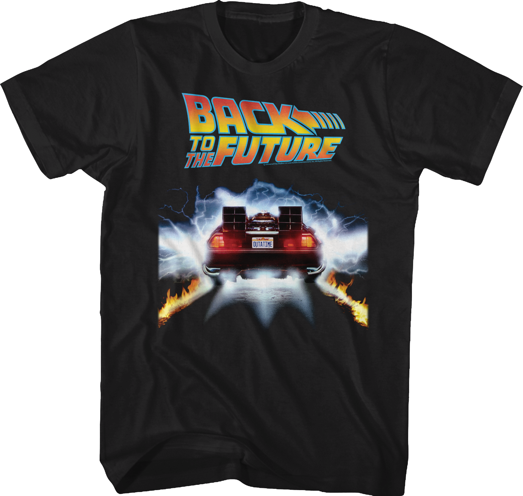 OUTATIME DeLorean Back To The Future T-Shirt Hoodie, Sweatshirt | CiraTrend.com (Image 1)