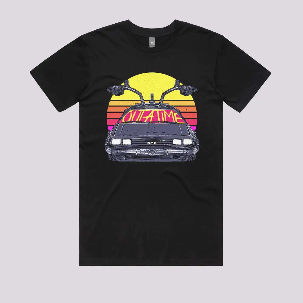 Outatime Retro T-Shirt Hoodie, Sweatshirt | CiraTrend.com (Image 2)