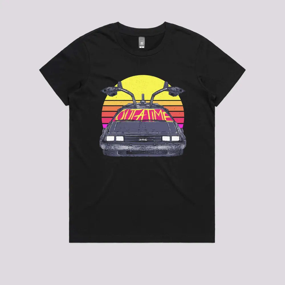 Outatime Retro T-Shirt Hoodie, Sweatshirt | CiraTrend.com (Image 3)