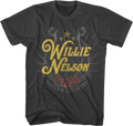 Outlaw Country Horseshoe Willie Nelson T-Shirt Hoodie, Sweatshirt | CiraTrend.com (Image 1)