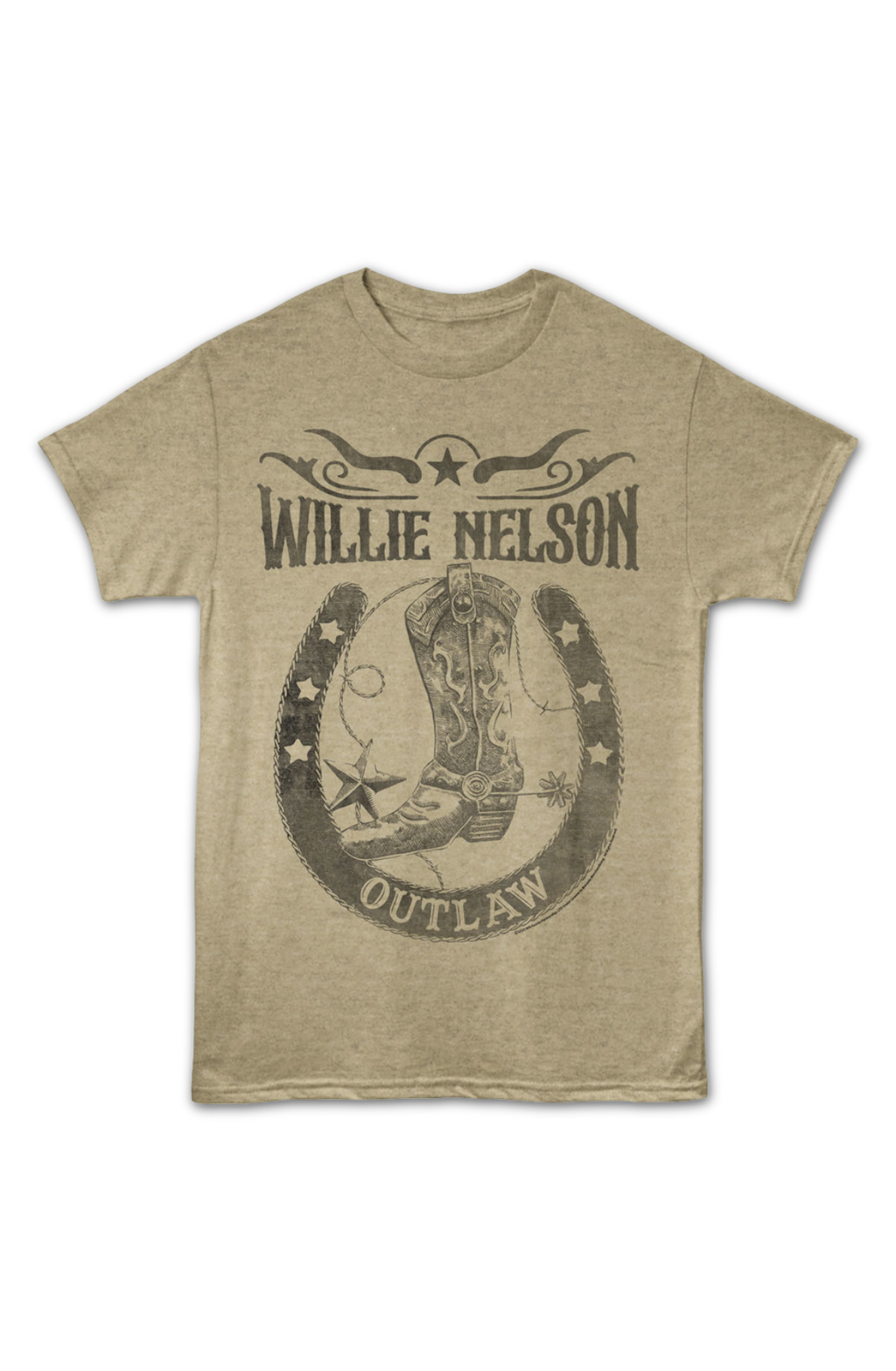 Outlaw Horseshoe Willie Nelson T-Shirt Hoodie, Sweatshirt | CiraTrend.com (Image 2)
