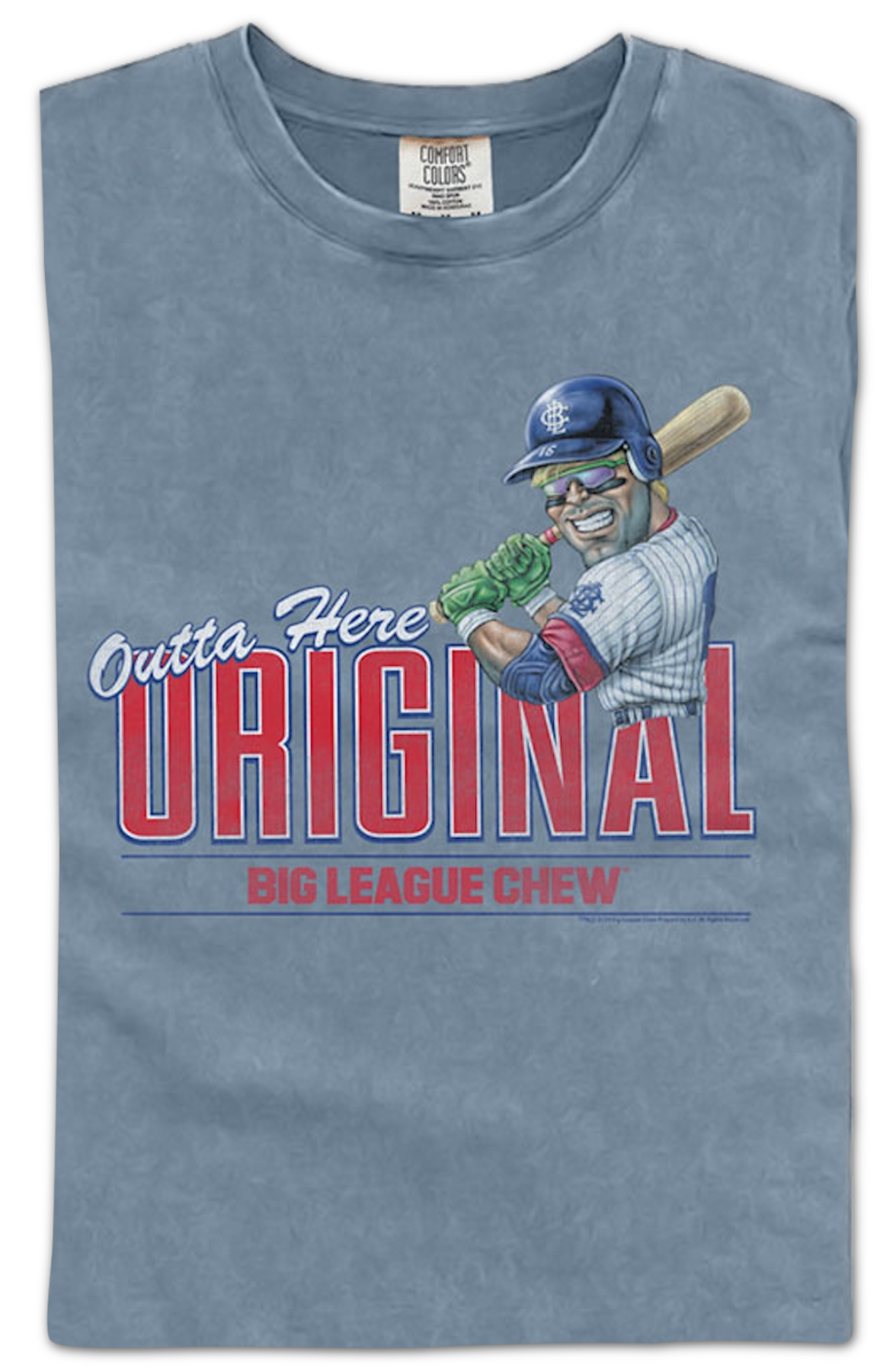 Outta Here Original Big League Chew Comfort Colors Brand T-Shirt Hoodie, Sweatshirt | CiraTrend.com (Image 2)