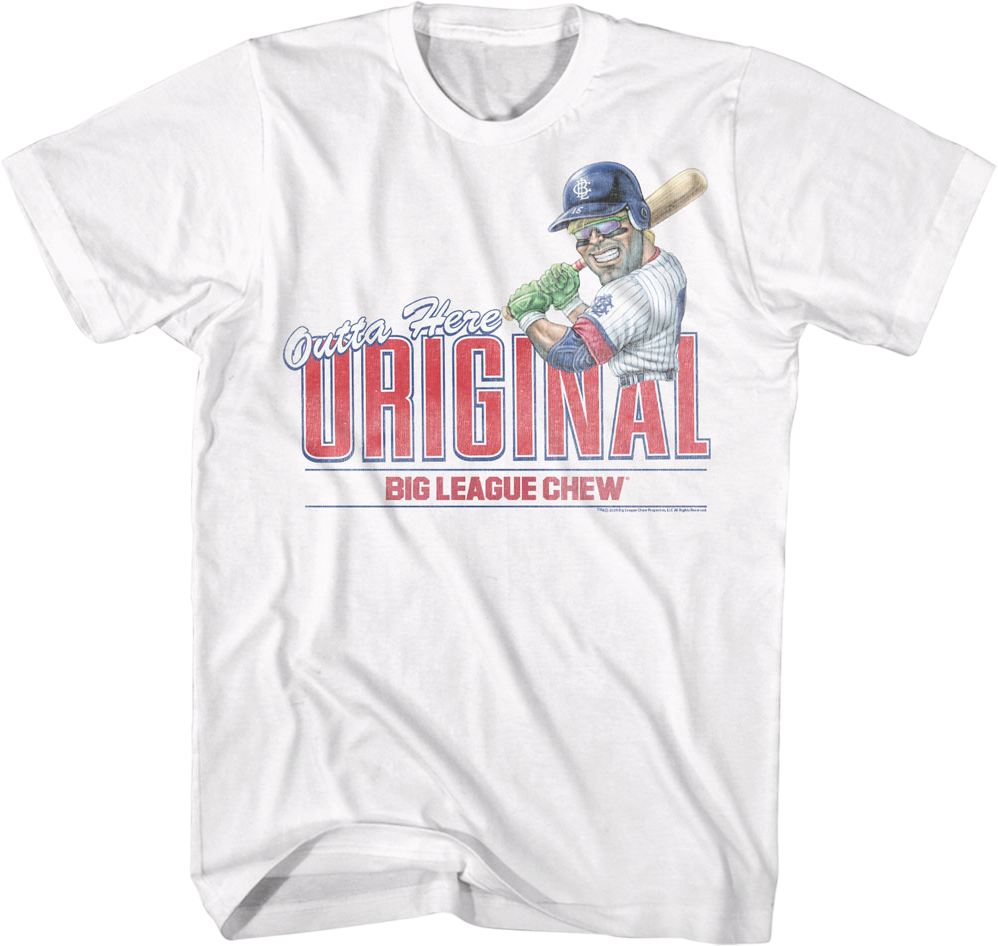 Outta Here Original Big League Chew T-Shirt Hoodie, Sweatshirt | CiraTrend.com (Image 1)