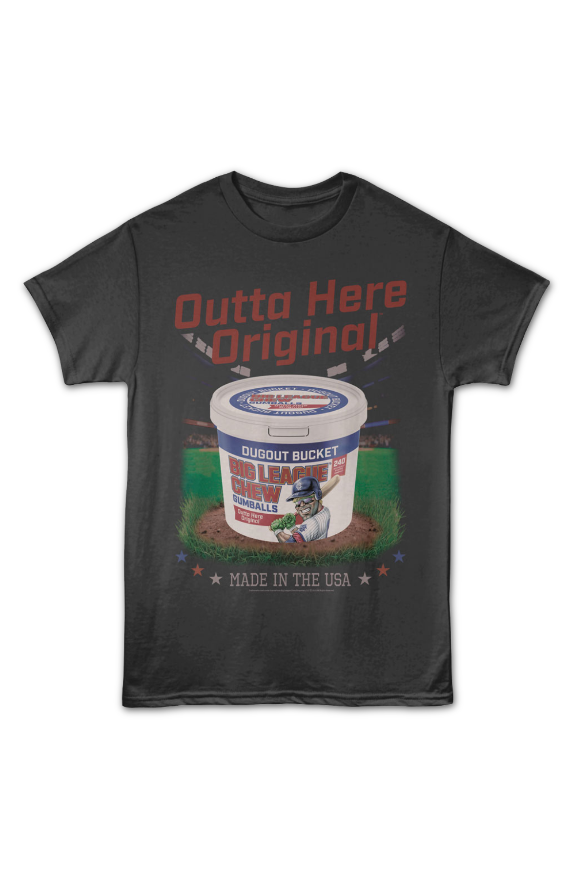 Outta Here Original Dugout Bucket Big League Chew T-Shirt Hoodie, Sweatshirt | CiraTrend.com (Image 2)
