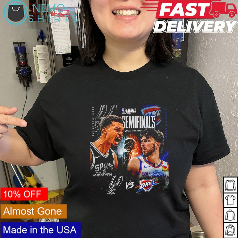 Victor Wembanyama vs Chet Holmgren NBA Playoffs Semifinals built for more shirt
