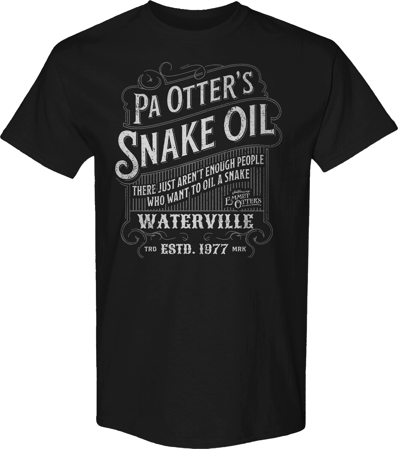 Pa Otter's Snake Oil Emmet Otter T-Shirt Hoodie, Sweatshirt | CiraTrend.com (Image 1)