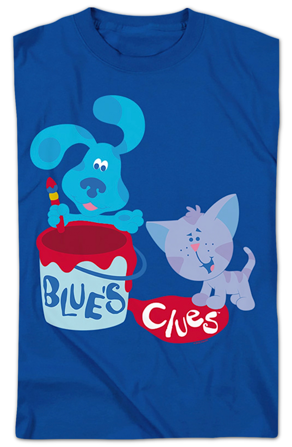 Paint Can Blue's Clues T-Shirt Hoodie, Sweatshirt | CiraTrend.com (Image 2)