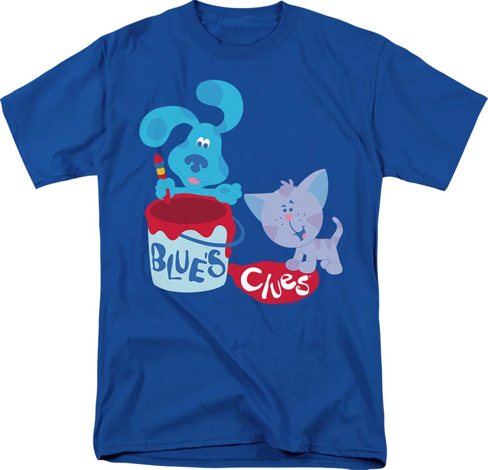 Paint Can Blue's Clues T-Shirt Hoodie, Sweatshirt | CiraTrend.com (Image 1)