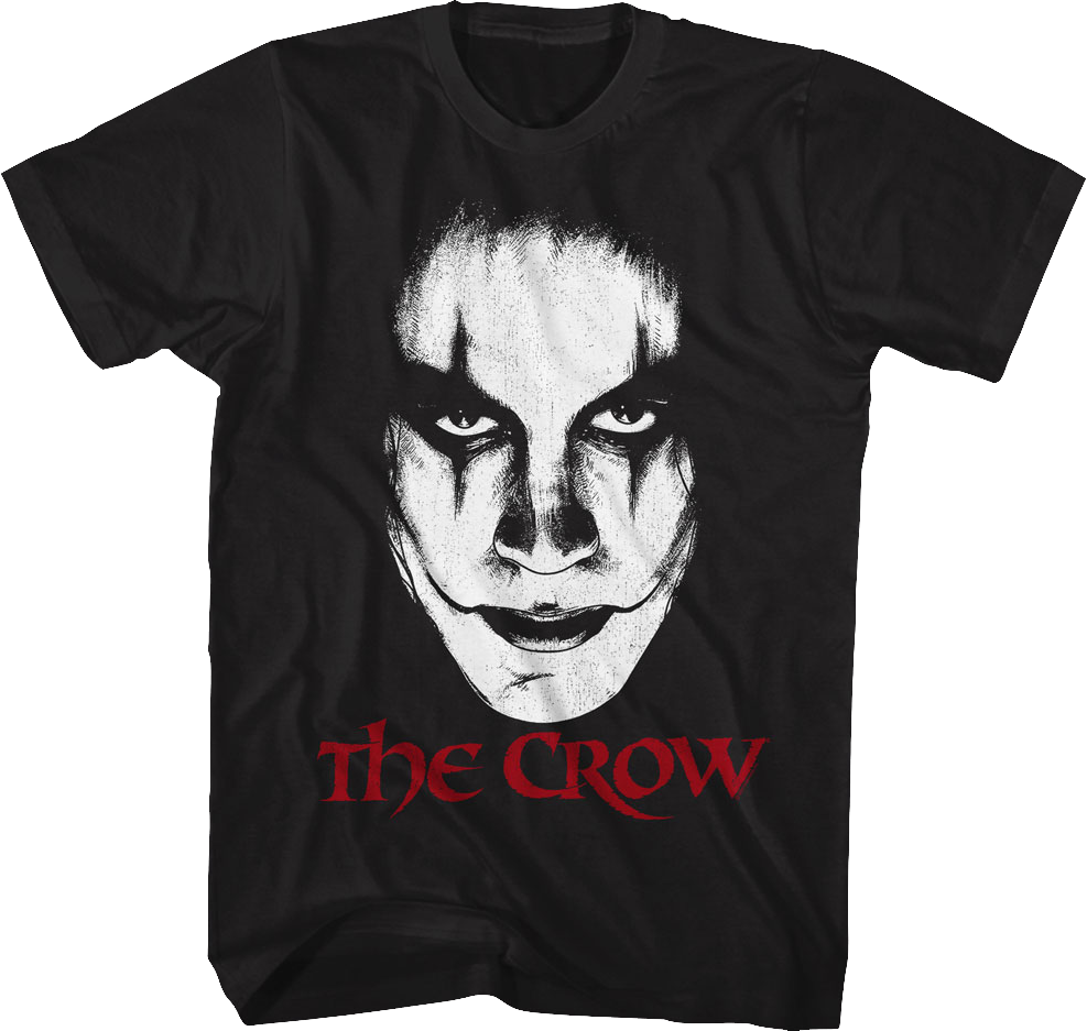 Painted Face The Crow T-Shirt Hoodie, Sweatshirt | CiraTrend.com (Image 1)