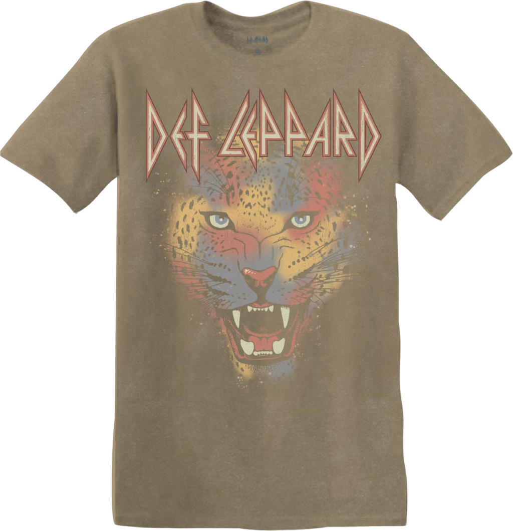 Painted Leopard Def Leppard T-Shirt Hoodie, Sweatshirt | CiraTrend.com (Image 1)