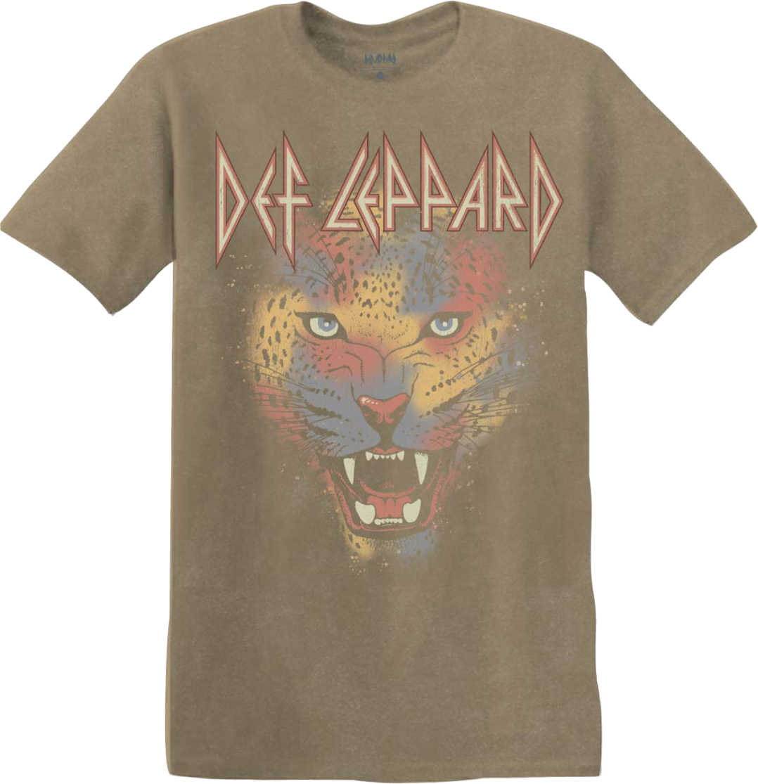 Painted Leopard Def Leppard T-Shirt Hoodie, Sweatshirt | CiraTrend.com (Image 1)
