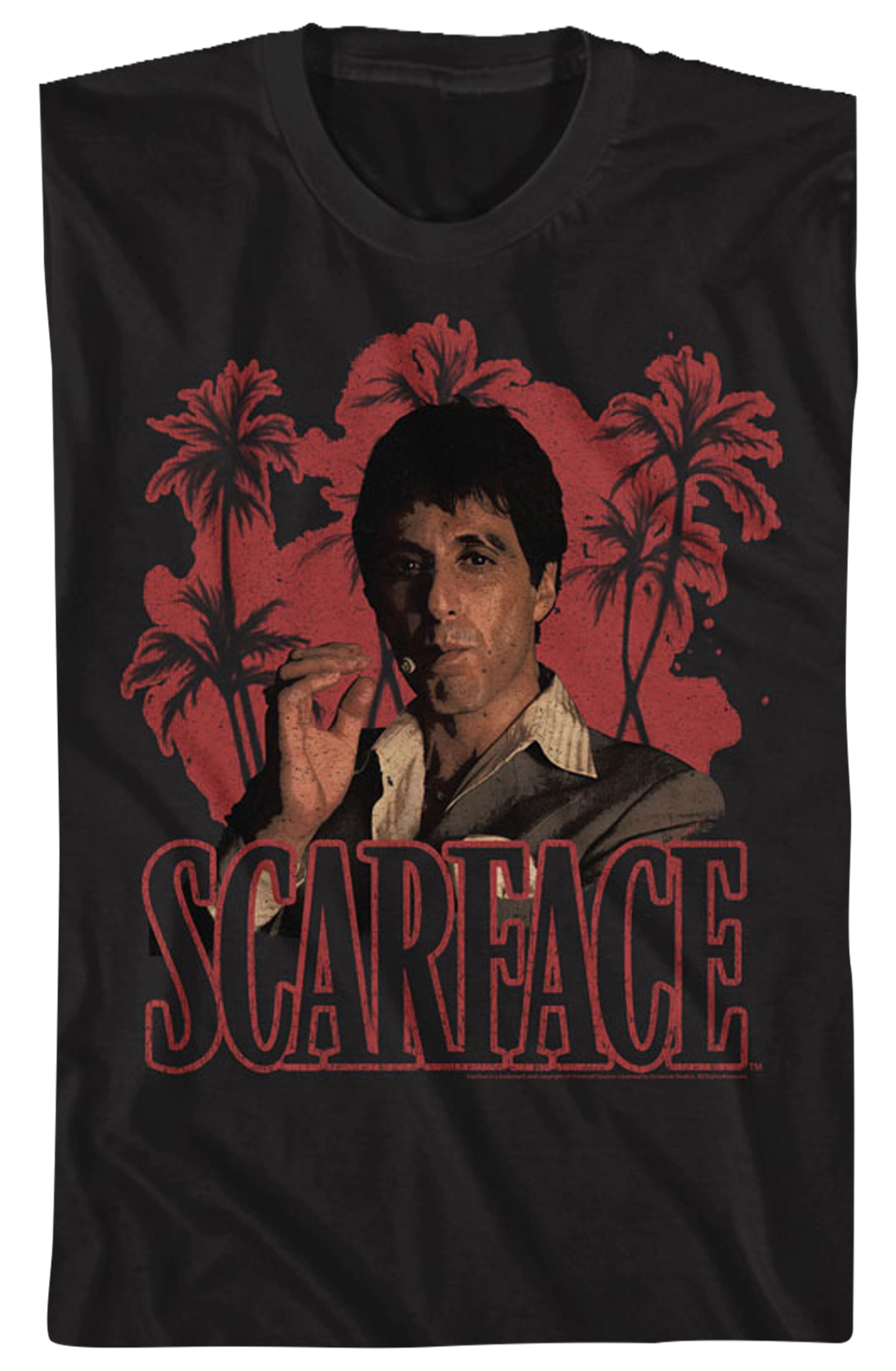 Palm Trees Scarface T-Shirt Hoodie, Sweatshirt | CiraTrend.com (Image 2)