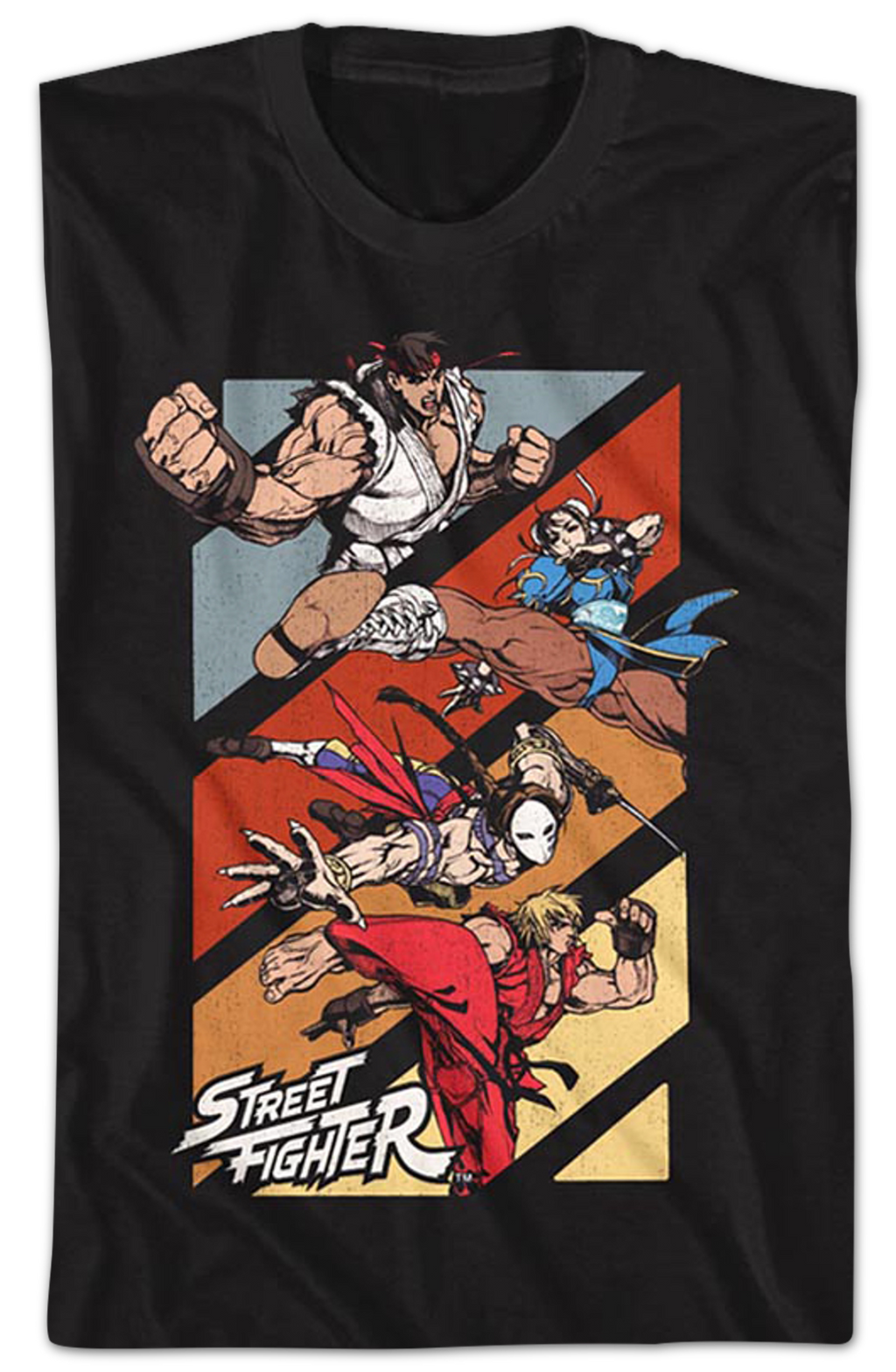 Panel Action Poses Street Fighter T-Shirt Hoodie, Sweatshirt | CiraTrend.com (Image 2)