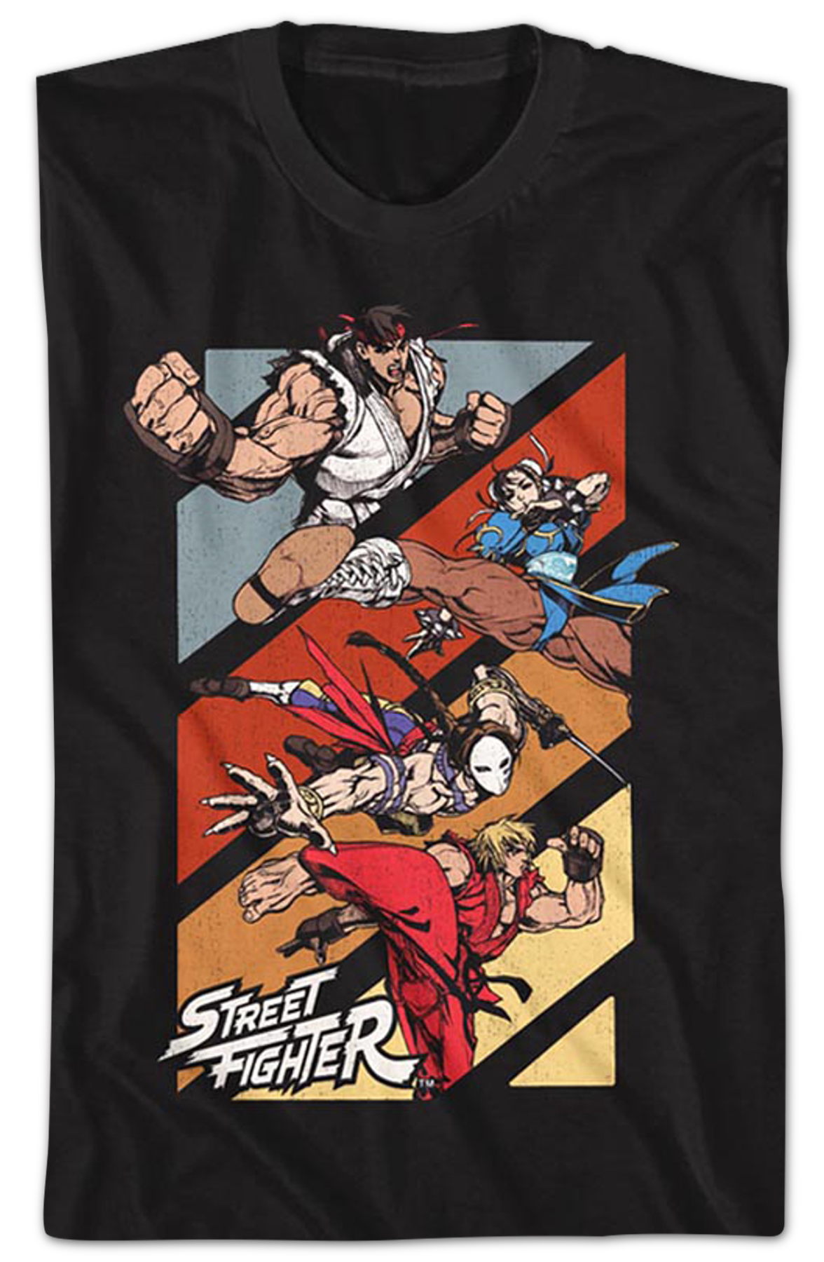 Panel Action Poses Street Fighter T-Shirt Hoodie, Sweatshirt | CiraTrend.com (Image 2)